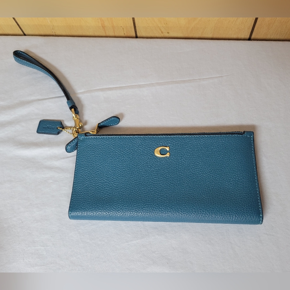 Coach Double Zip Phone Wristlet Wallet